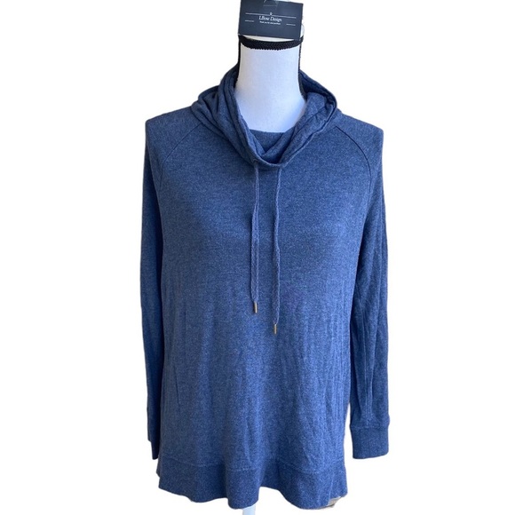 Lou & Grey Signature Soft Cowl Neck Top Size Medium - Picture 1 of 7
